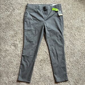 Natural Reflections Charcoal Pull-On Jeggings